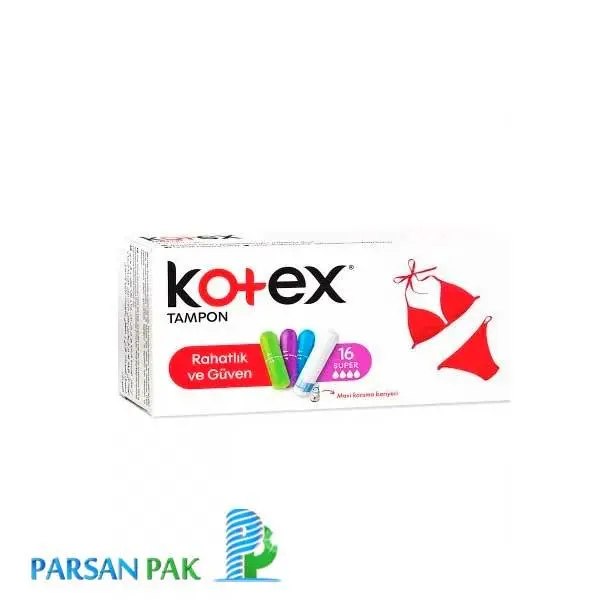 تامپون کوتکس مدل Super سایز بزرگ بسته 16 عددی