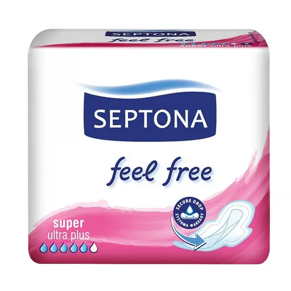 نوار بهداشتی سپتونا قطر نازک مدل Super Feel Free