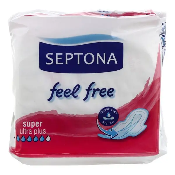 نوار بهداشتی سپتونا قطر نازک مدل Super Feel Free