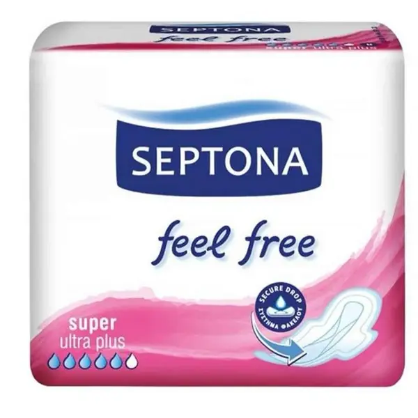 نوار بهداشتی سپتونا قطر نازک مدل Super Feel Free