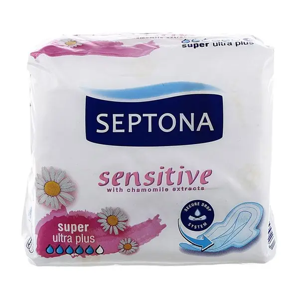 نوار بهداشتی سپتونا قطر نازک مدل Super Sensitive