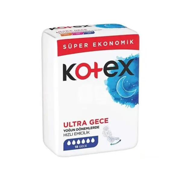 نوار بهداشتی کوتکس ویژه شب مدل ULTRA بسته 16 عددی