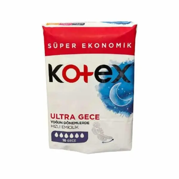 نوار بهداشتی کوتکس مدل Ultra Gece بسته 16 عددی