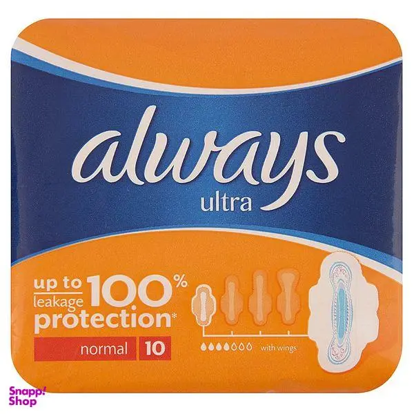 نوار بهداشتی الویز مدل ultranight بسته 10 عددی