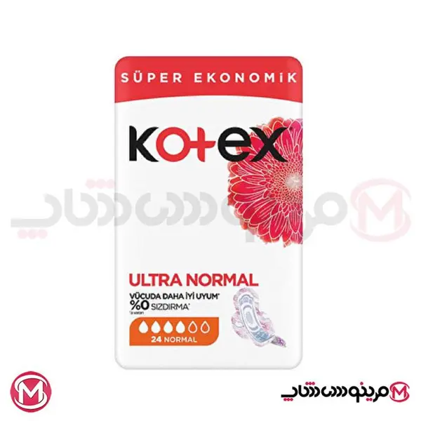 نوار بهداشتی کوتکس مدل Ultra Normal بسته 24 عددی