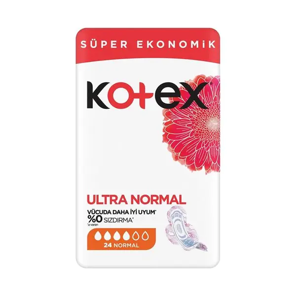 نوار بهداشتی کوتکس مدل Ultra Normal بسته 24 عددی