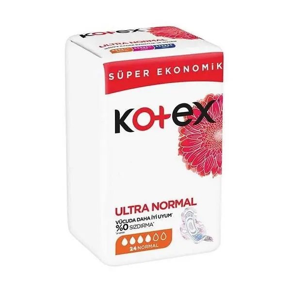 نوار بهداشتی کوتکس مدل Ultra Normal بسته 24 عددی