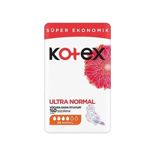 نوار بهداشتی کوتکس مدل Ultra Normal بسته 24 عددی