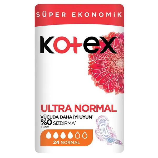 نوار بهداشتی کوتکس مدل Ultra Normal بسته 24 عددی