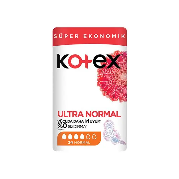 نوار بهداشتی کوتکس مدل Ultra Normal بسته 24 عددی