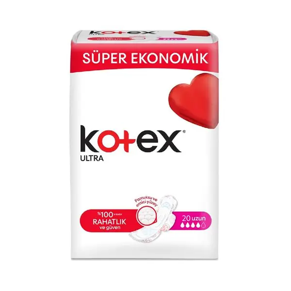 نوار بهداشتی کوتکس مدل Ultra Uzun بسته 18 عددی