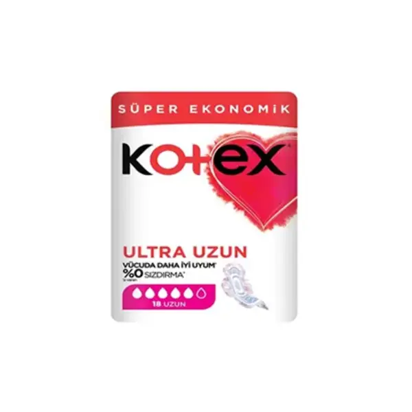 نوار بهداشتی کوتکس مدل Ultra Uzun بسته 18 عددی