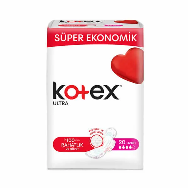 نوار بهداشتی کوتکس مدل Ultra Uzun بسته 18 عددی