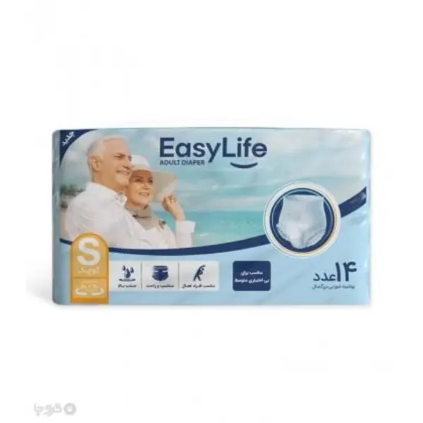 پوشک شورتی بزرگسال ایزی لایف سایز بزرگ بسته 10 عددی