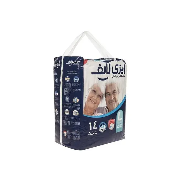 پوشک کامل بزرگسالان ایزی لایف سایز بزرگ 14 عددی