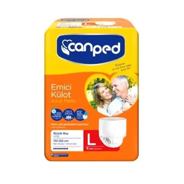 پوشک شورتی بزرگسال جان پد سایز large بسته 8 عددی
