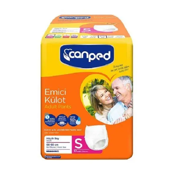پوشک بزرگسال شورتی جان پد سایز MEDIUM تعداد 10 عددی