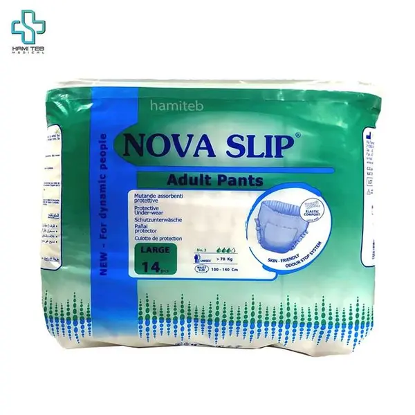 پوشک بزرگسال شورتی جان پد سایز MEDIUM تعداد 10 عددی