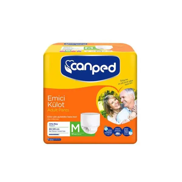 پوشک بزرگسال شورتی جان پد سایز MEDIUM تعداد 10 عددی
