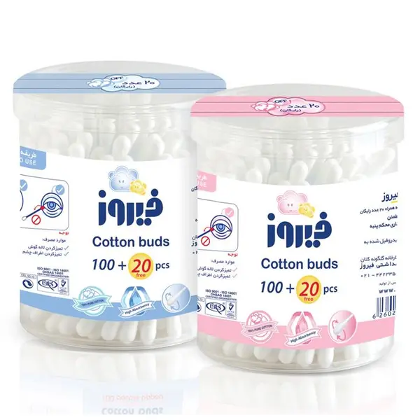 گوش پاک کن فیروز - بسته 120 عددی