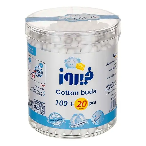گوش پاک کن فیروز - بسته 120 عددی