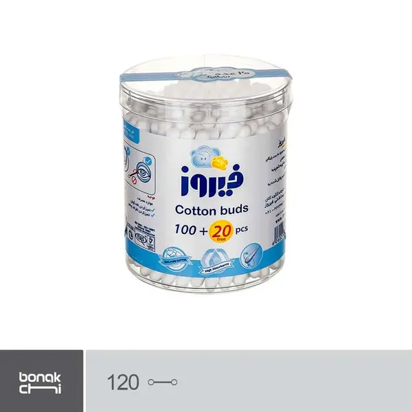 گوش پاک کن فیروز - بسته 120 عددی
