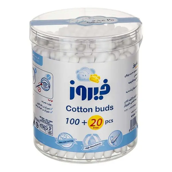 گوش پاک کن فیروز - بسته 120 عددی