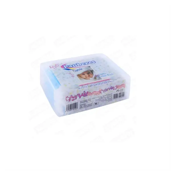گوش پاک کن کودک پنبه ریز بسته 60 عددی