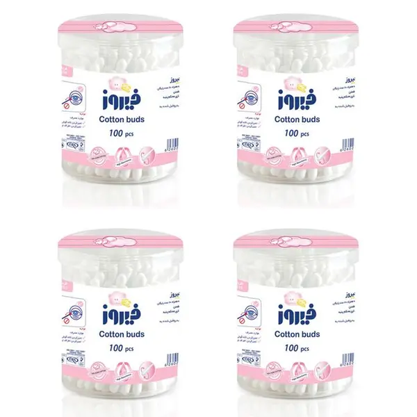 گوش پاک کن کودک فیروز مدل A01 بسته 100 عددی
