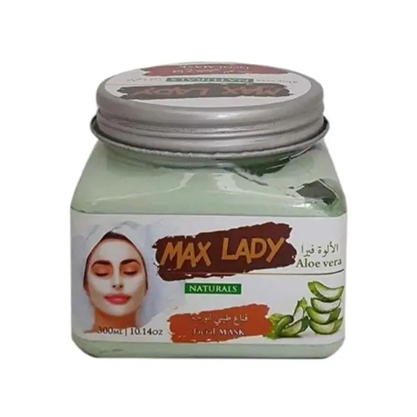 اسکراب لایه بردار مکس لیدی مدل Aloe Vera حجم 300 میلی لیتر