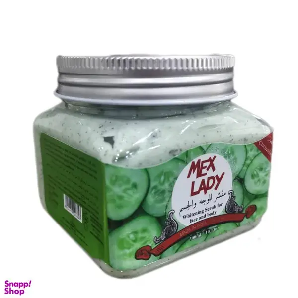 اسکراب لایه بردار پوست مکس لیدی خیار مدل Cucumber حجم 350 میلی لیتر