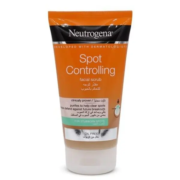 اسکراب دوکاره صورت نوتروژینا Neutrogena Spot Controlling Wash Mask