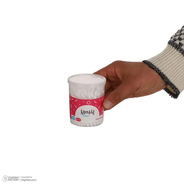 گوش پاک کن پنبه ریز مدل Normal بسته 100 عددی