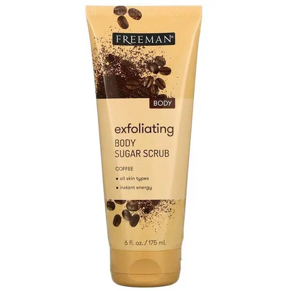 اسکراب شکری بدن قهوه Exfoliating فریمن حجم 175 میلی لیتر