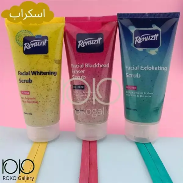 کرم اسکراب لایه بردار جوش های سرسیاه رینوزیت 200 میلی لیتر Oil and Free