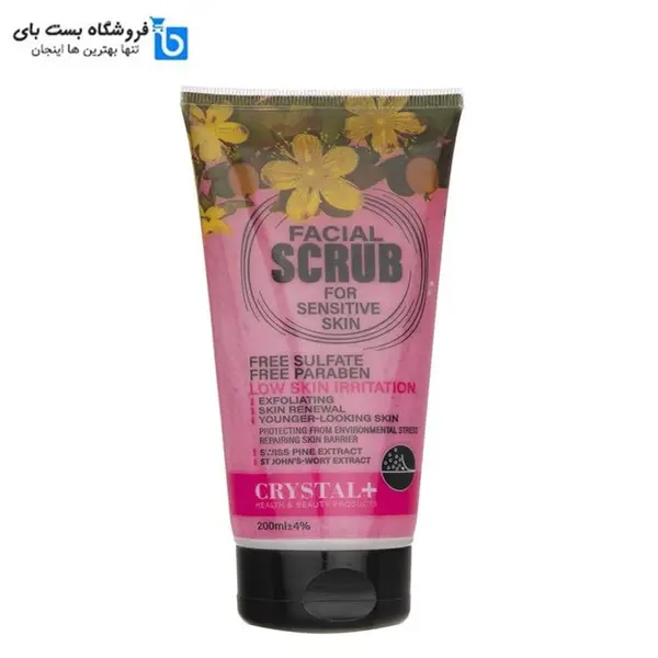 اسکراب لایه بردار پوست کریستال مدل Swiss Pine-St Johns Wort حجم 200 میلی لیتر