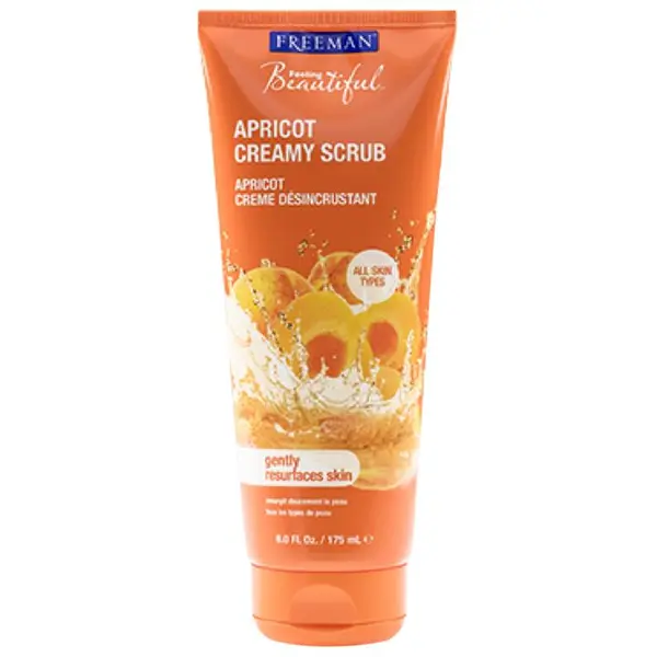 اسکراب کرمی صورت زردآلو فریمن مدل Apricot Creamy Scrub حجم 175 میلی لیتر