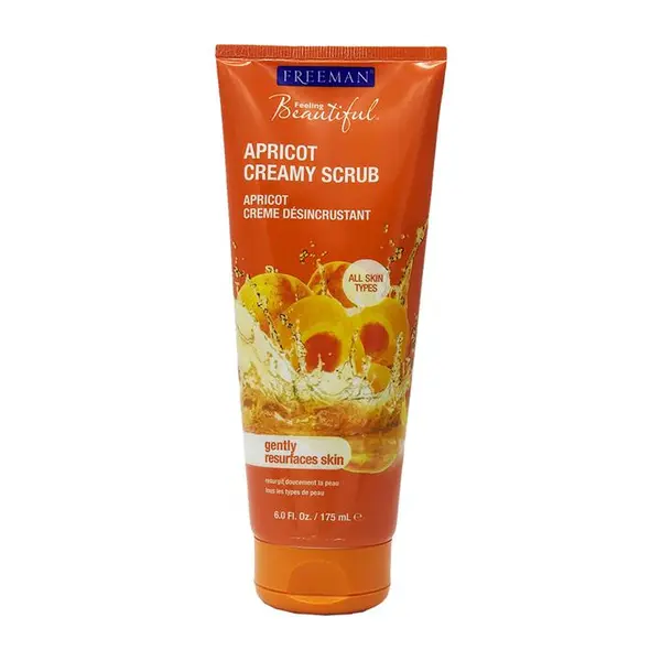 اسکراب کرمی صورت زردآلو فریمن مدل Apricot Creamy Scrub حجم 175 میلی لیتر