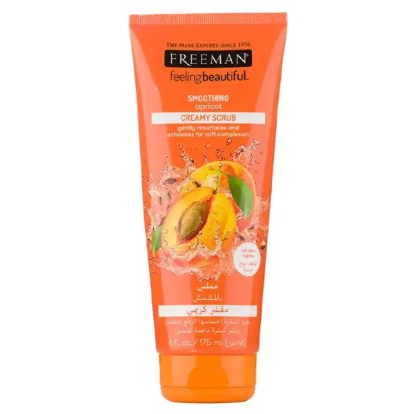 اسکراب کرمی صورت زردآلو فریمن مدل Apricot Creamy Scrub حجم 175 میلی لیتر