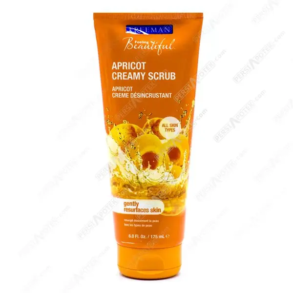 اسکراب کرمی صورت زردآلو فریمن مدل Apricot Creamy Scrub حجم 175 میلی لیتر
