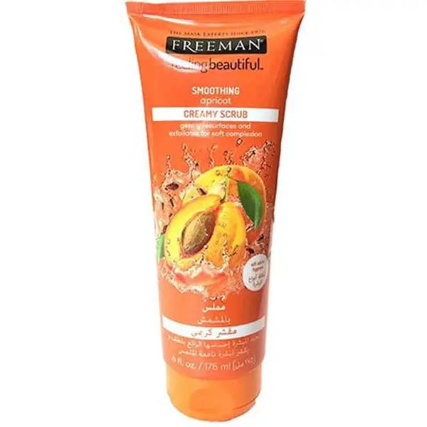 اسکراب کرمی صورت زردآلو فریمن مدل Apricot Creamy Scrub حجم 175 میلی لیتر