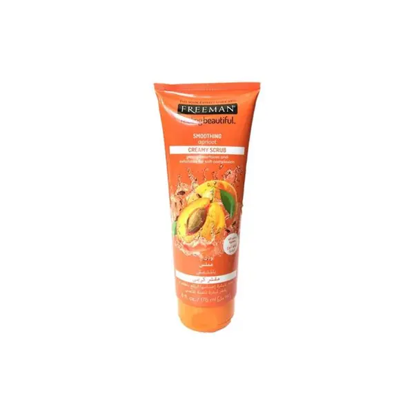 اسکراب کرمی صورت زردآلو فریمن مدل Apricot Creamy Scrub حجم 175 میلی لیتر