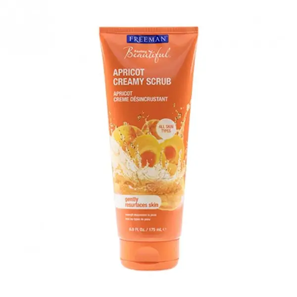 اسکراب کرمی صورت زردآلو فریمن مدل Apricot Creamy Scrub حجم 175 میلی لیتر