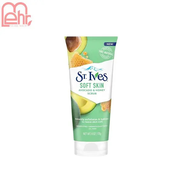 اسکراب تیوپی عسل و آووکادو سینت ایوز مدل سافت اسکین SOFT SKIN