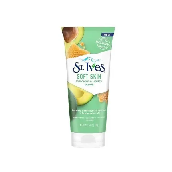 اسکراب تیوپی عسل و آووکادو سینت ایوز مدل سافت اسکین SOFT SKIN