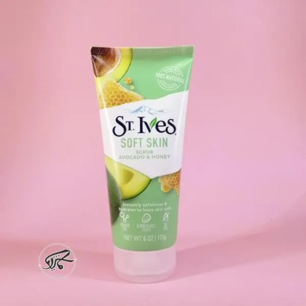 اسکراب تیوپی عسل و آووکادو سینت ایوز مدل سافت اسکین SOFT SKIN