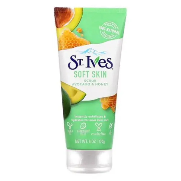 اسکراب تیوپی عسل و آووکادو سینت ایوز مدل سافت اسکین SOFT SKIN