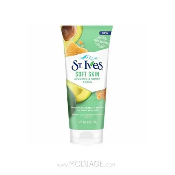 اسکراب تیوپی عسل و آووکادو سینت ایوز مدل سافت اسکین SOFT SKIN