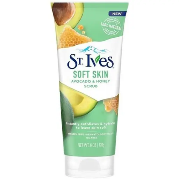 اسکراب تیوپی عسل و آووکادو سینت ایوز مدل سافت اسکین SOFT SKIN