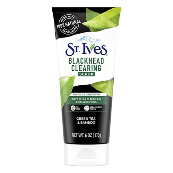 اسکراب چای سبز و بامبو سینت ایوز ST.Ives blackhead clearing